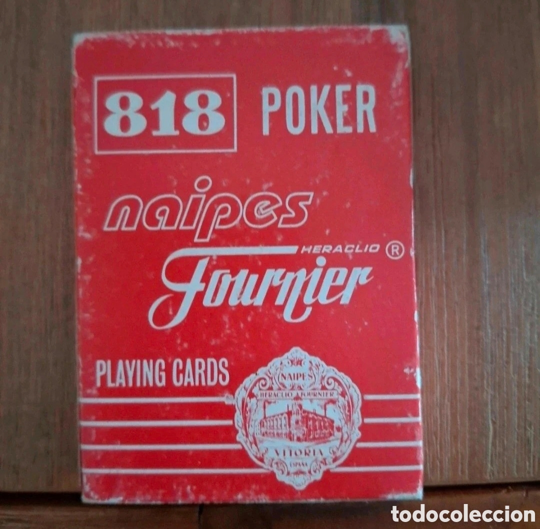 Jeux de cartes: Baraja Heraclio Fournier de poker 818 antigua