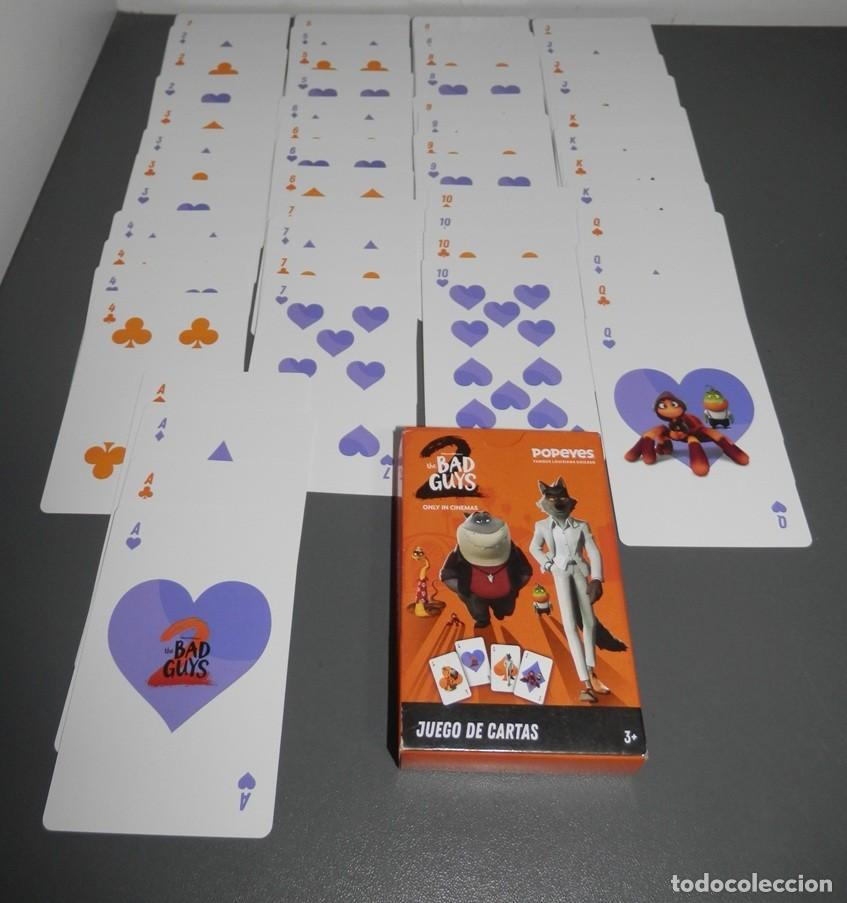 Barajas de cartas: BARAJA DE CARTAS DE LOS RESTAURANTES POPEYES - SERIE THE BAD GUYS