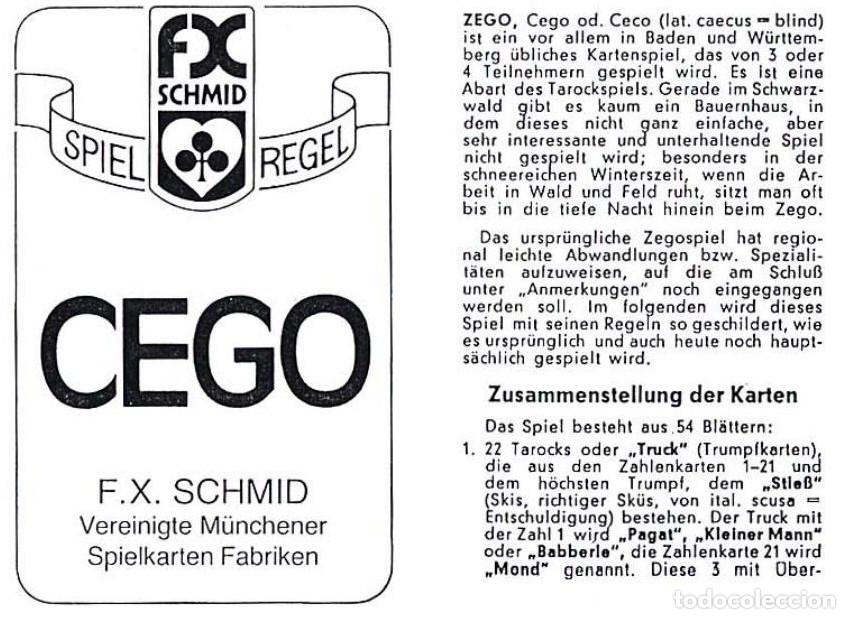 Barajas de cartas: CEGO - F.X. Schmid (c. 1997) - Foto 8