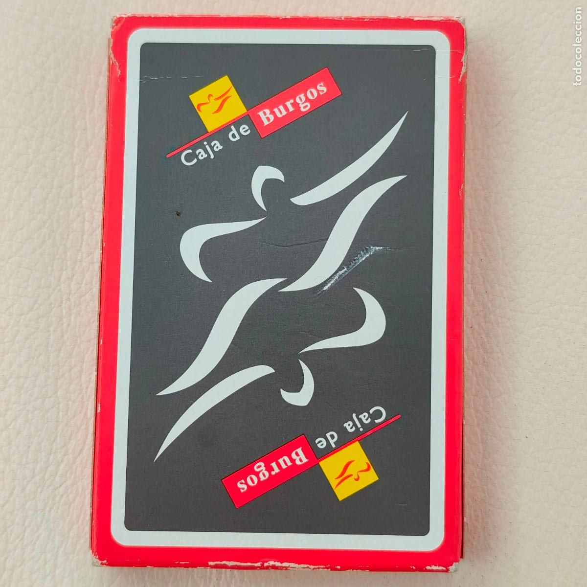 Barajas de cartas: BARAJA ESPA&Ntilde;OLA DE FOURNIER CON PUBLICIDAD DE CAJA DE BURGOS-(&)