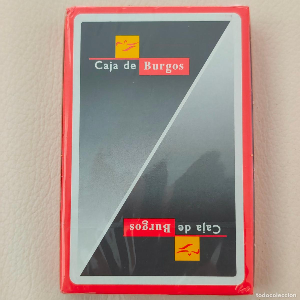 Barajas de cartas: BARAJA ESPA&Ntilde;OLA DE FOURNIER CON PUBLICIDAD DE CAJA DE BURGOS- PRECINTADA