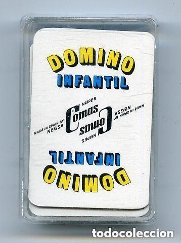 Barajas de cartas: Juego cartas, mini baraja domino infantil, naipes Comas NUEVA.
