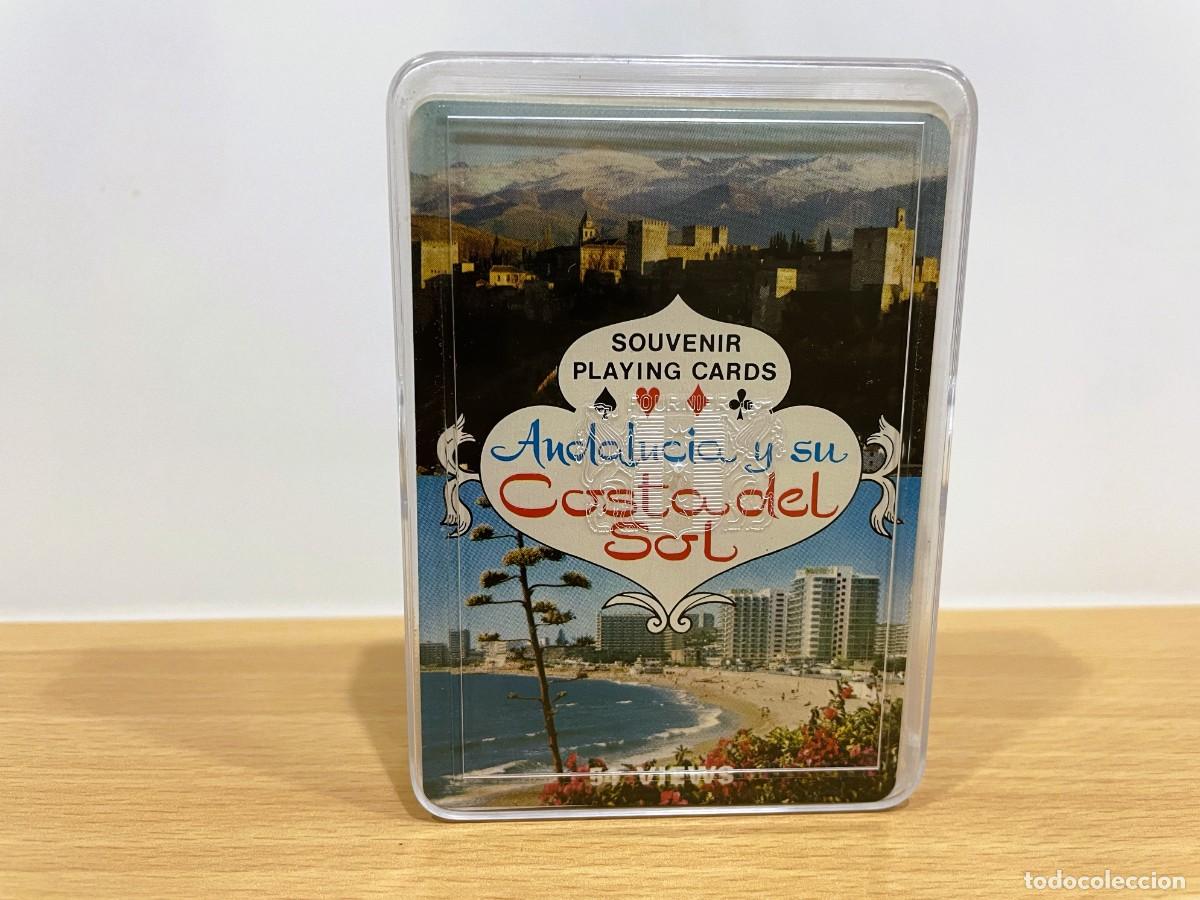 Barajas de cartas: BARAJA DE P&Oacute;KER / SOUVENIR PLAYING CARDS - ANDALUC&Iacute;A Y SU COSTA DEL SOL. HERACLIO FOURNIER, 1978