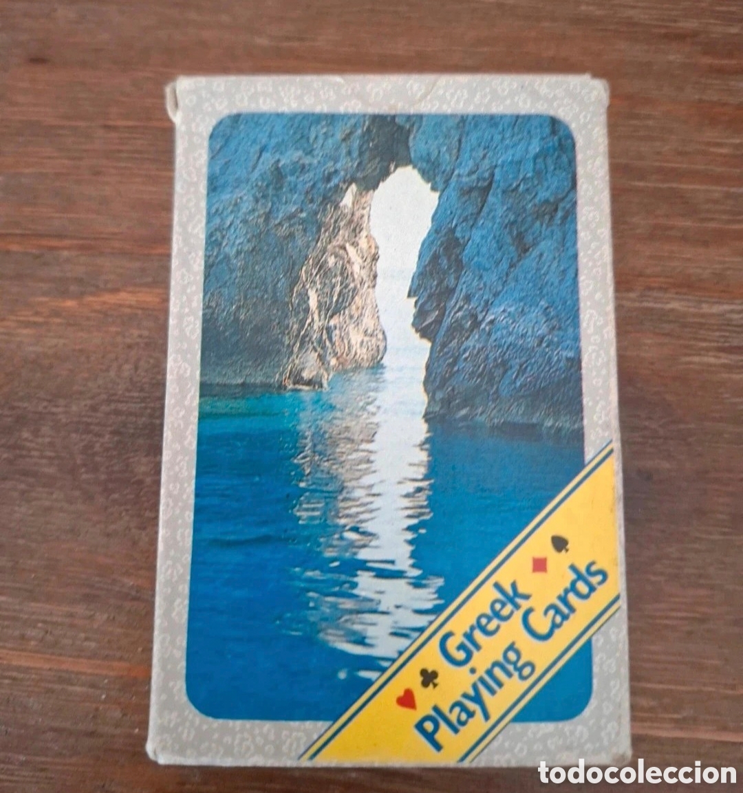 Barajas de cartas: Baraja poker Griega Vintage Hartopladt 54 cartas con 3 comodines