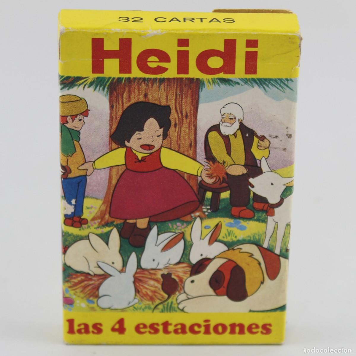 Barajas de cartas: Baraja Infantil Heidi Las 4 Estaciones Fournier Zuiyo 1975 Completa