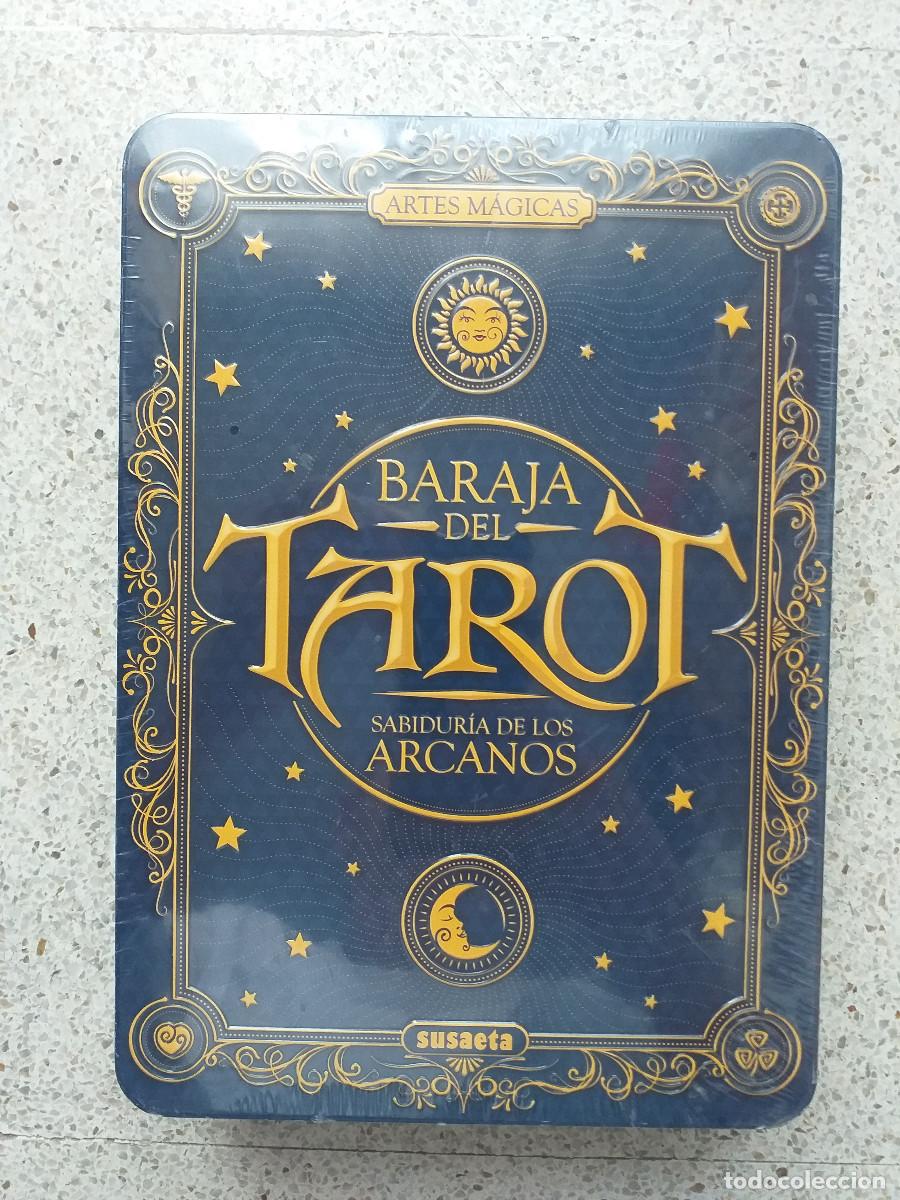 Barajas de cartas: Tarot Sabidur&iacute;a de los Arcanos Susaeta Caja Met&aacute;lica Nuevo Precintado