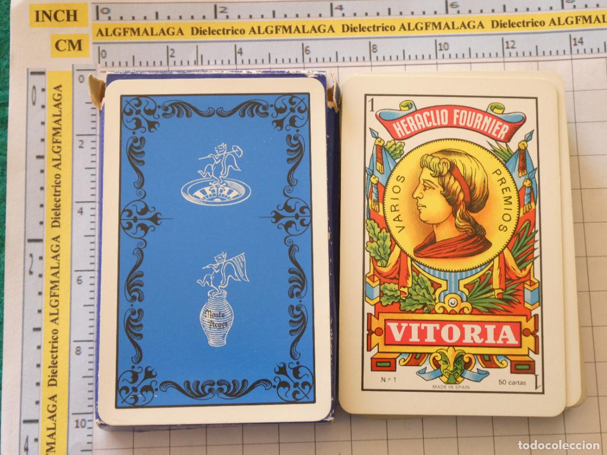 Barajas de cartas: BARAJA CARTAS P&Oacute;KER ESPA&Ntilde;OLA. FOURNIER CASINO MONTE PICAYO. 90GR