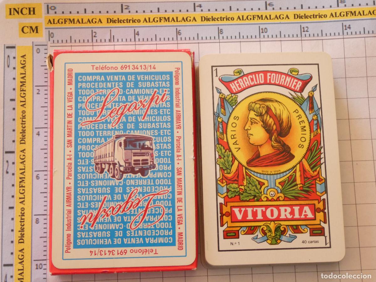 Barajas de cartas: BARAJA CARTAS ESPA&Ntilde;OLA. FOURNIER CAMI&Oacute;N PEGASO. LEGAZPI MADRID. 90GR