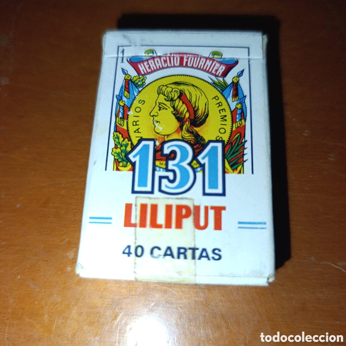 Barajas de cartas: Mini Baraja Espa&ntilde;ola Heraclio Fournier 131 Liliput (40 cartas)