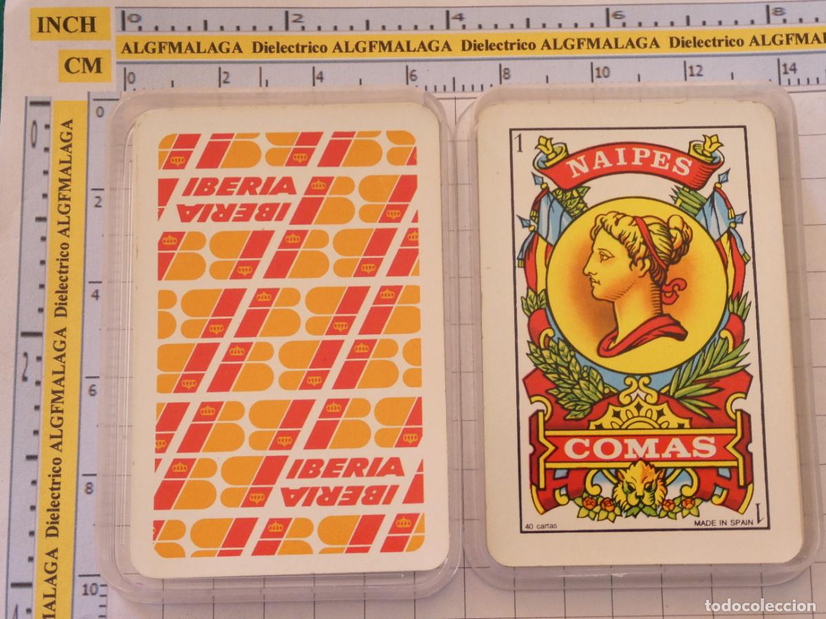 Barajas de cartas: BARAJA DE CARTAS ESPA&Ntilde;OLA. COMAS. AEROL&Iacute;NEAS IBERIA L&Iacute;NEAS AEREAS ESPA&Ntilde;A. 110GR