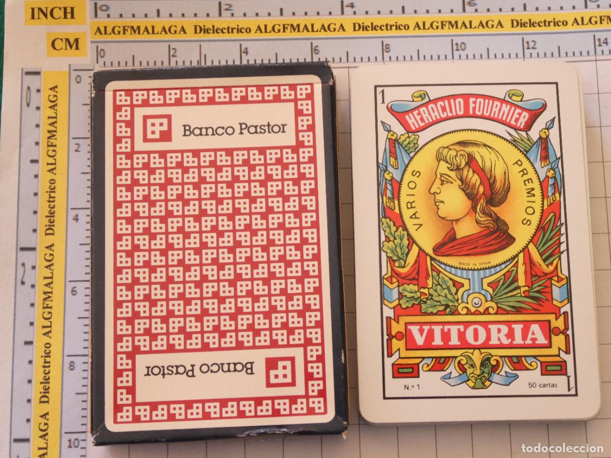 Playing Cards: BARAJA DE CARTAS ESPA&Ntilde;OLA. FOURNIER. BANCO PASTOR . 80GR.