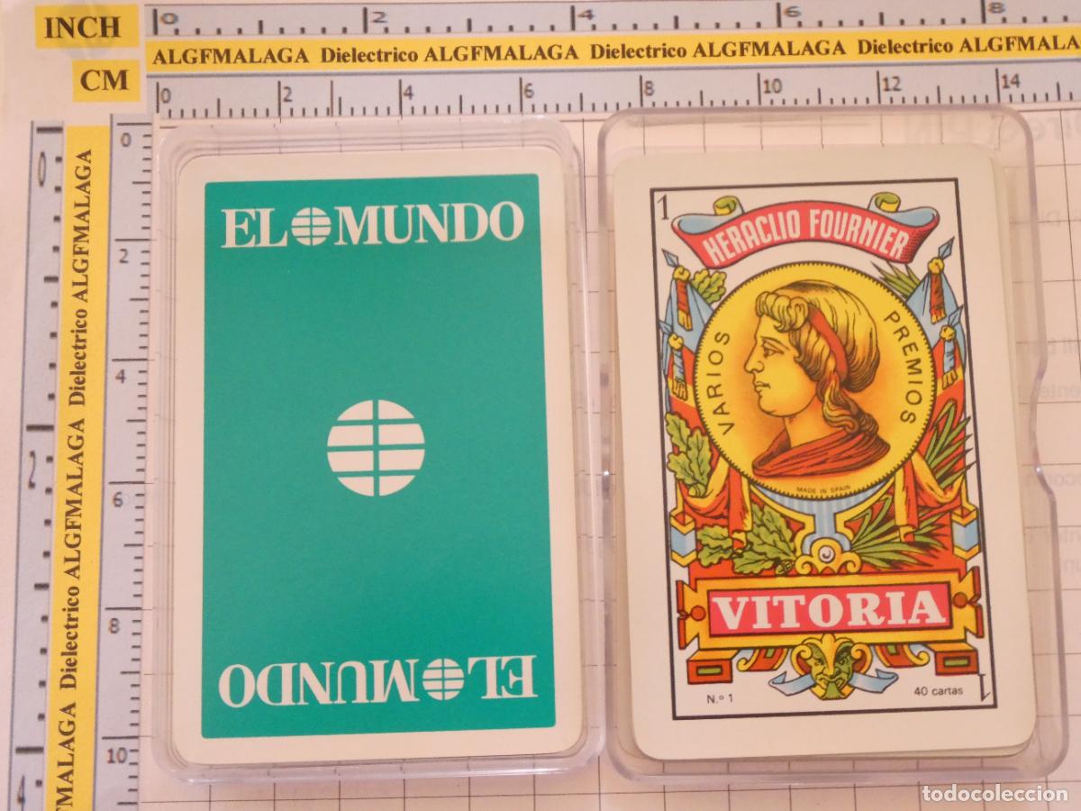 Playing Cards: BARAJA DE CARTAS ESPA&Ntilde;OLA. FOURNIER. PRENSA PERI&Oacute;DICO EL MUNDO. 110GR