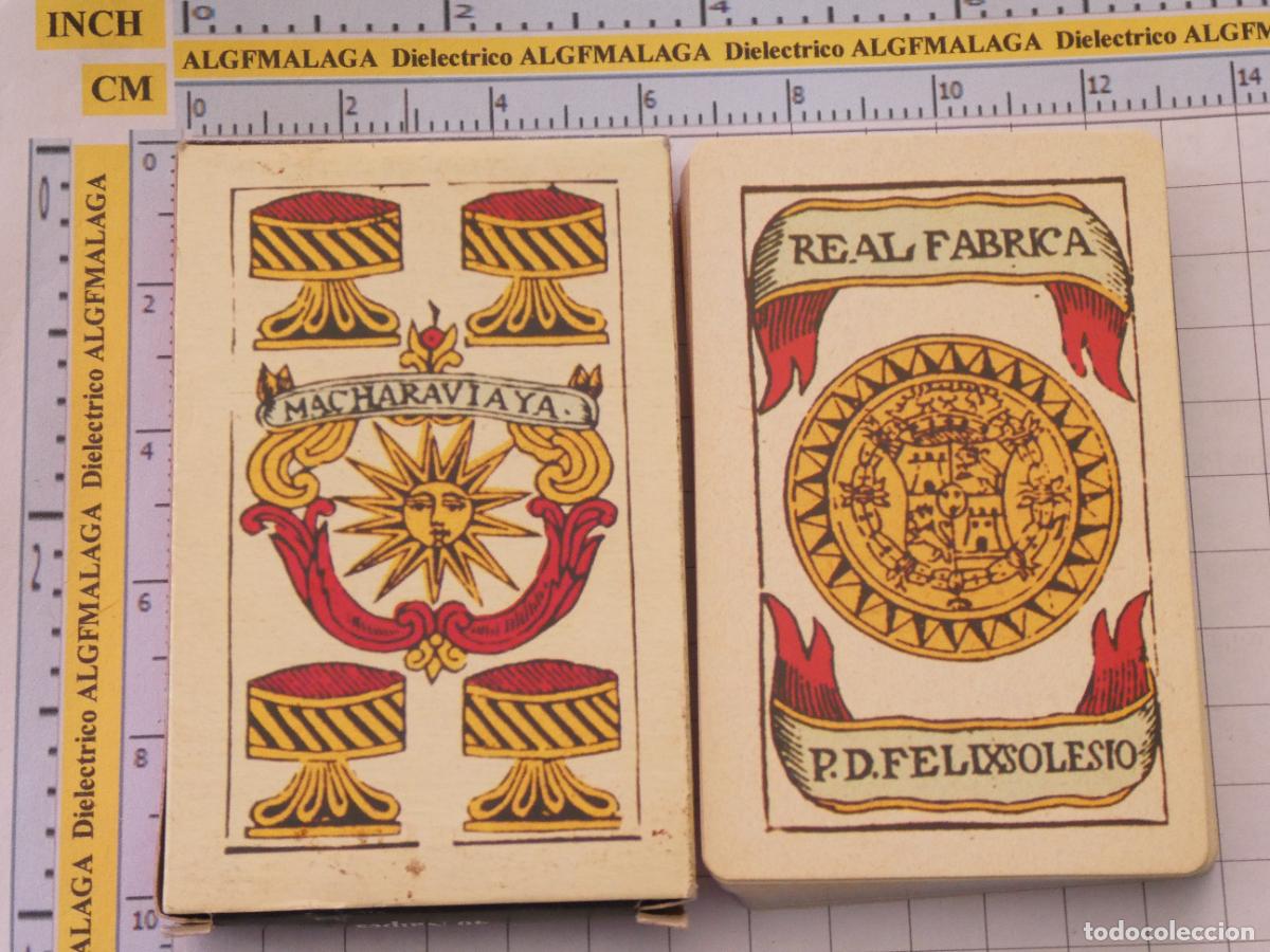 Barajas de cartas: BARAJA ESPA&Ntilde;OLA. FUNDACI&Oacute;N M&Aacute;LAGA. RECREACI&Oacute;N DE LA BARAJA DE 1787 MACHARAVIAYA. 90GR