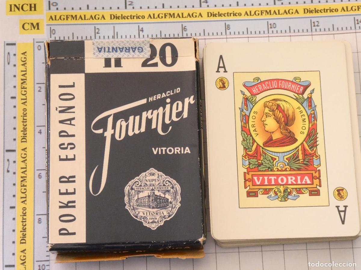 Barajas de cartas: BARAJA ESPA&Ntilde;OLA. FOURNIER. POKER ESPA&Ntilde;OL N&ordm; 20 . 80GR