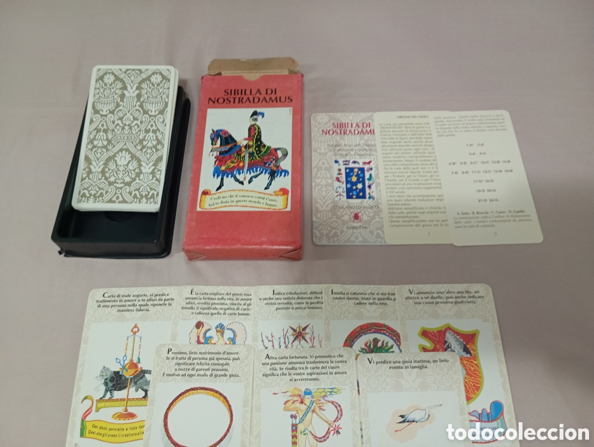 Barajas de cartas: Sibila de Nostradamus, Lo Scarabeo