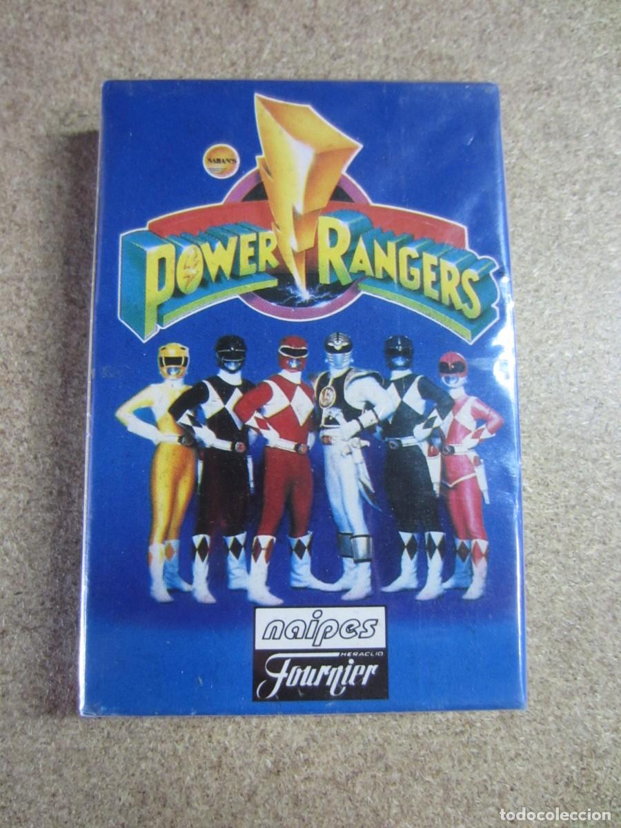 Barajas de cartas: Baraja de Cartas Mighty Morphin Power Rangers (Heraclio Fournier) (Nueva y Precintada)