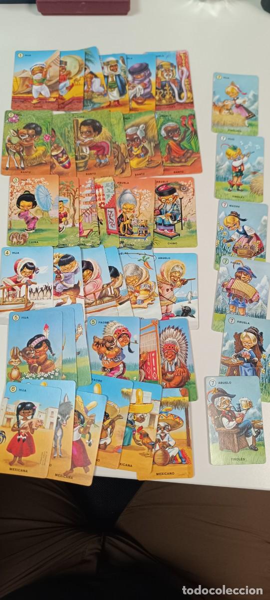Barajas de cartas: ANTIGUO JUEGO DE CARTAS DE FOURNIER, FAMILIA DE 7 PAISES