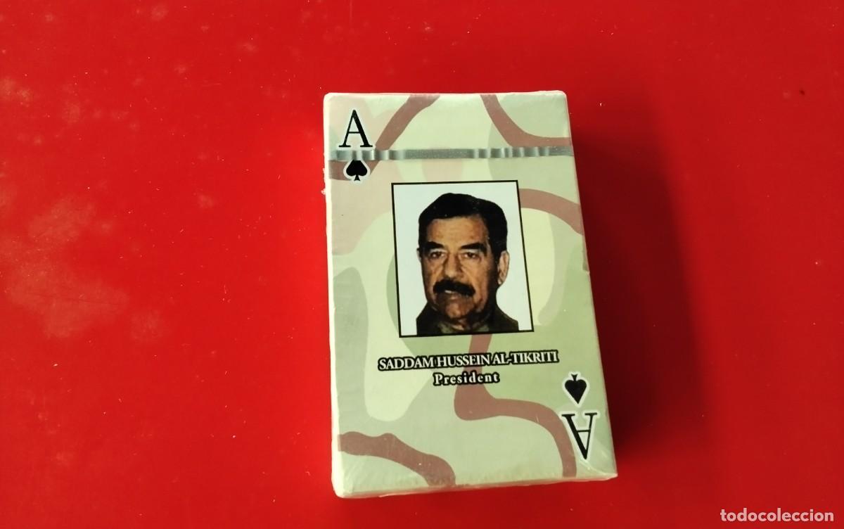 Barajas de cartas: HISTORICA BARAJA &rdquo;LOS MAS BUSCADOS&rdquo; SADDAM HUSSEIN , MUY DIFICIL ESPECIAL COLECCIONISTAS ,PRECINTADA