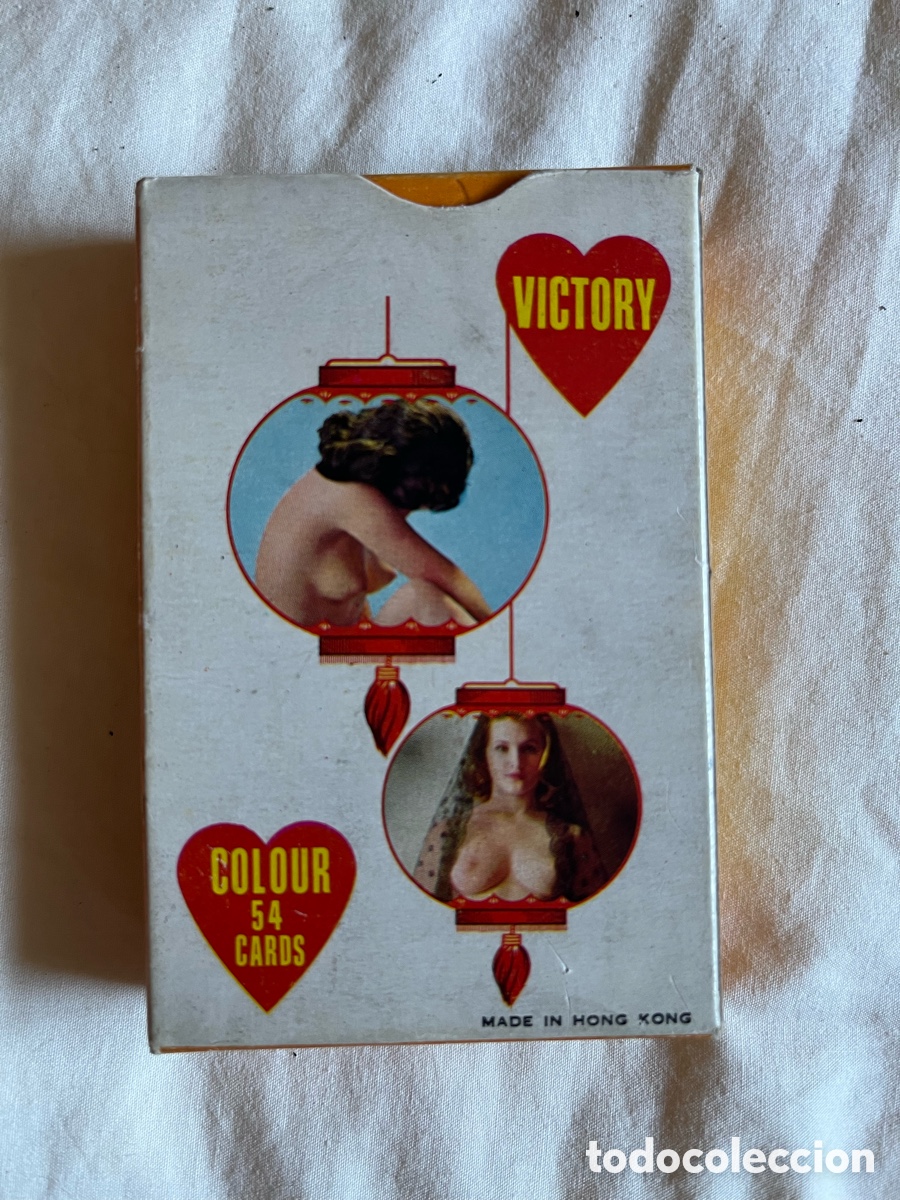 Barajas de cartas: Baraja Erotica a&ntilde;os 70 80 con caja