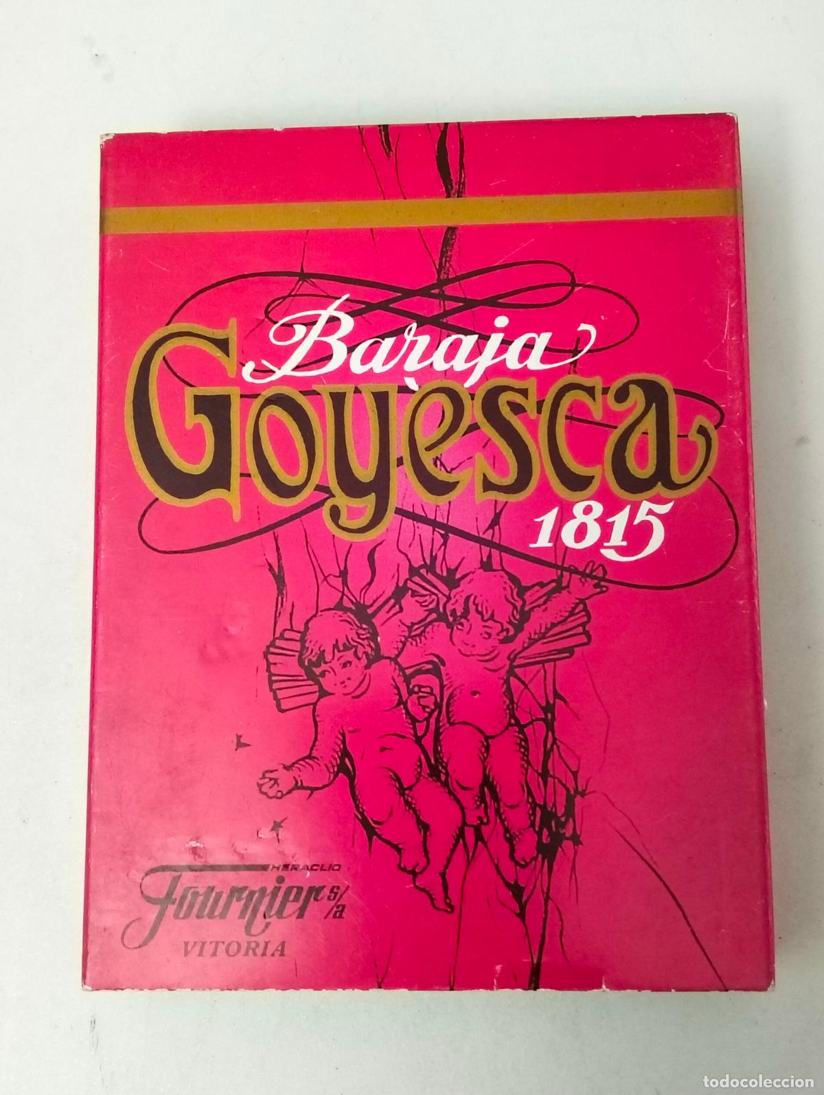Barajas de cartas: BARAJA DE CARTAS GOYESCA 1815, HERACLIO FOURNIER, SIN ABRIR