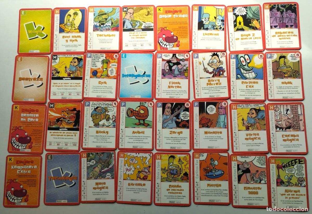 Baralhos de cartas: LOTE DE 32 CARTAS DE LA COLECCI&Oacute;N DE LA REVISTA MISTER K, DEL GRUPO EL JUEVES, A&Ntilde;O 2004/2006.