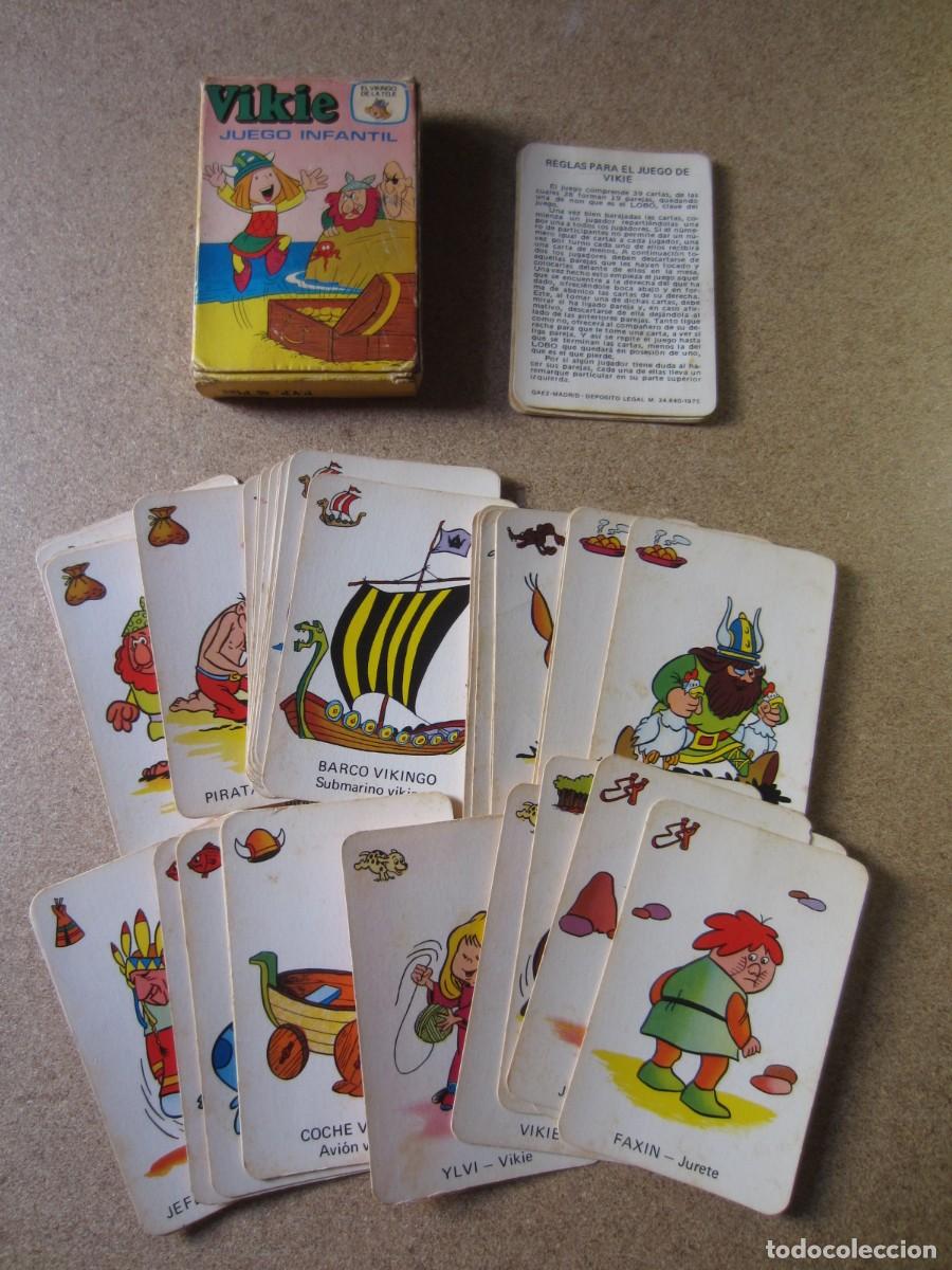 Kartenspiele: Baraja de Cartas Vikie Vicky el Vikingo (ERSA Ediciones Recreativas SA 1975)