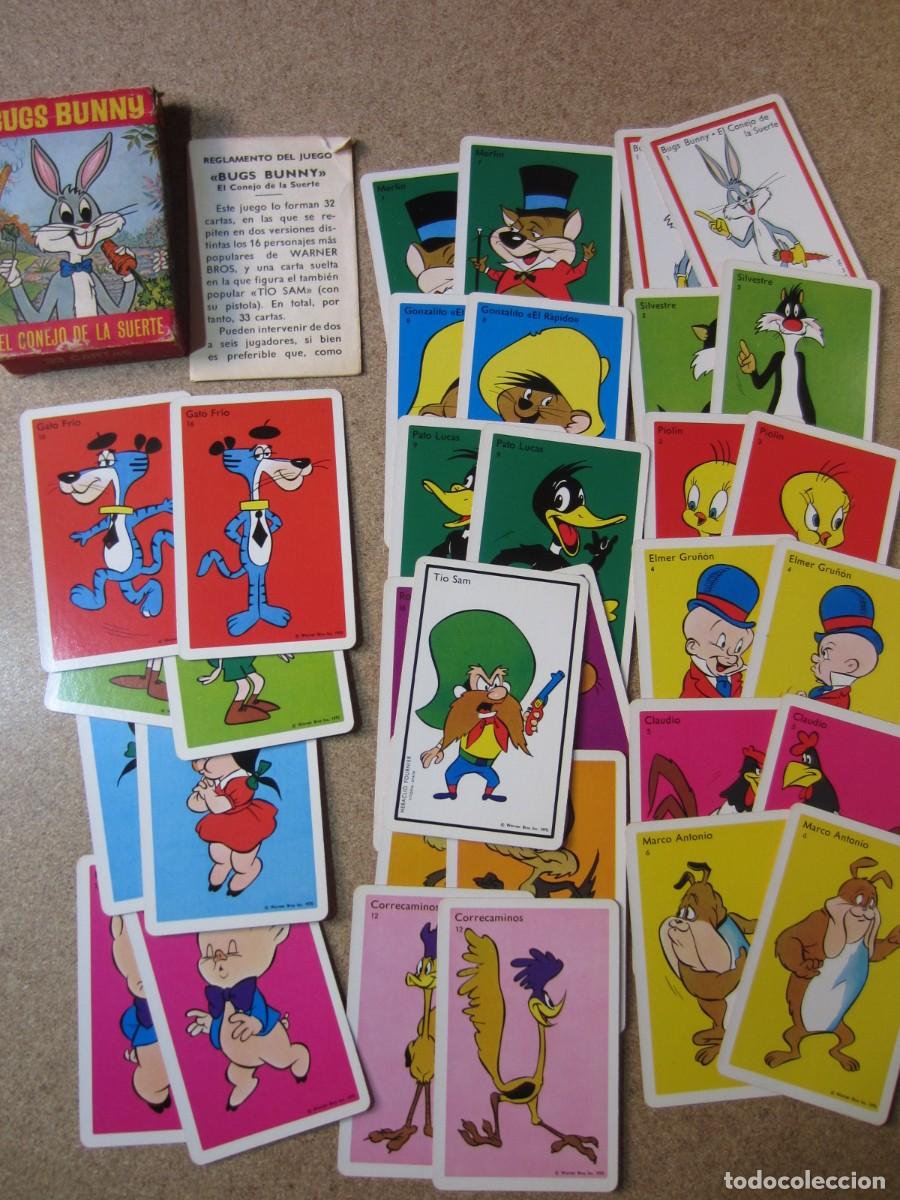 Kartenspiele: Baraja de Cartas Bugs Bunny El Conejo de la Suerte (Heraclio Fournier 1970)