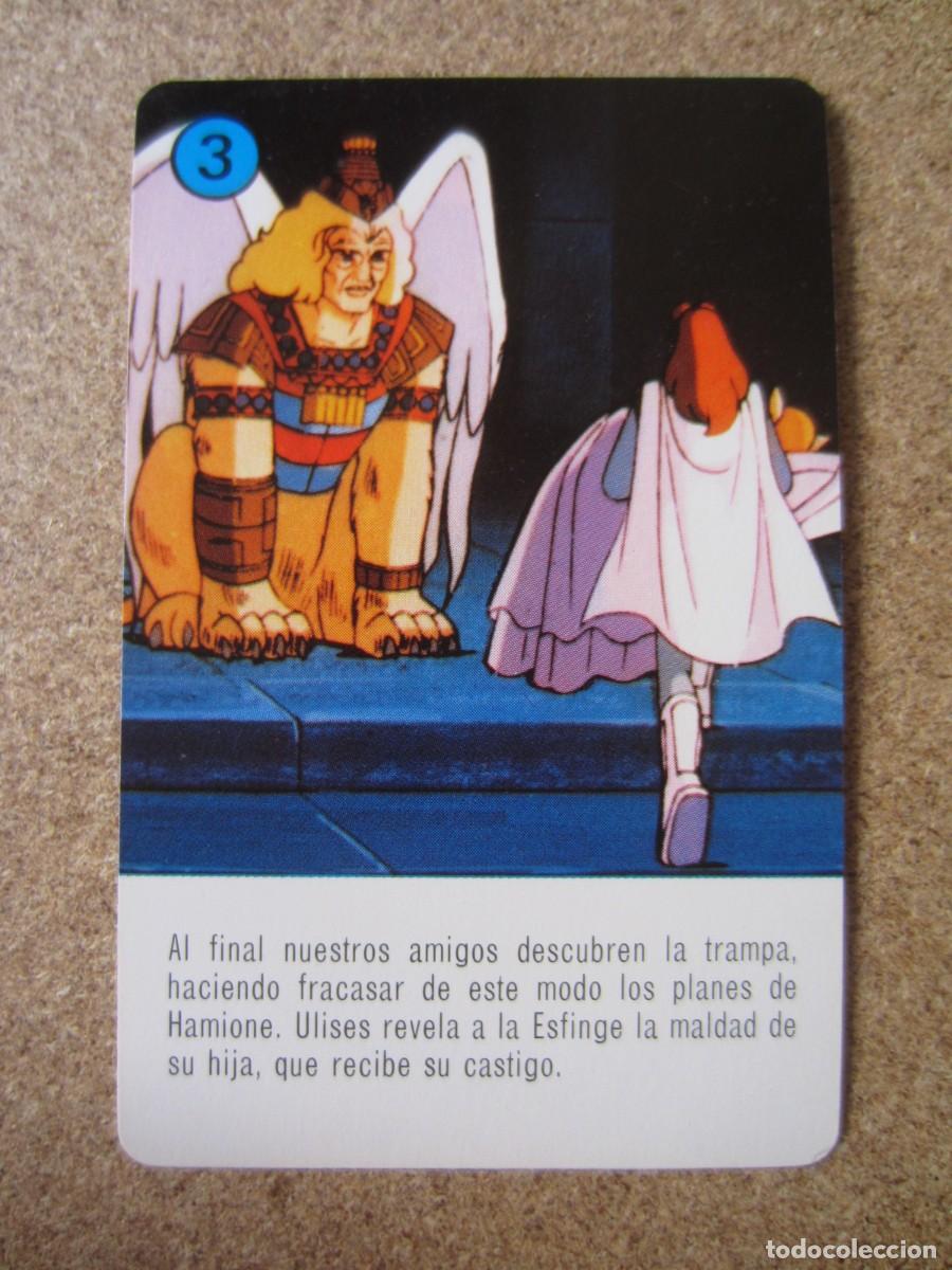 Barajas de cartas: Carta Numero 3 Azul de la Baraja de Cartas Infantil Ulises 31 de Heraclio Fournier