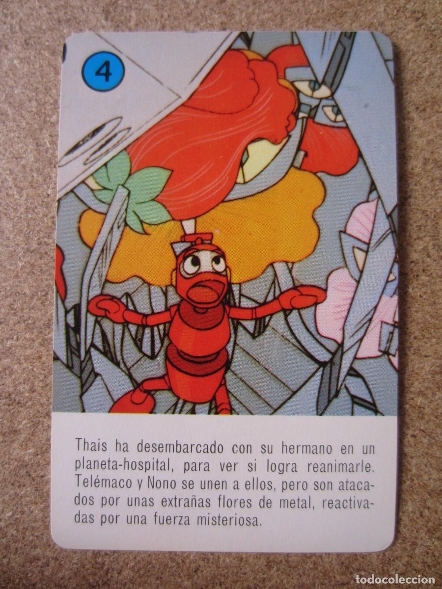 Barajas de cartas: Carta Numero 4 Azul de la Baraja de Cartas Infantil Ulises 31 de Heraclio Fournier