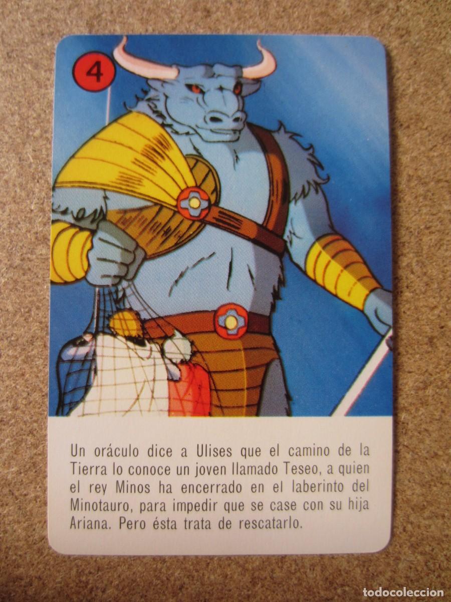 Barajas de cartas: Carta Numero 4 Roja de la Baraja de Cartas Infantil Ulises 31 de Heraclio Fournier
