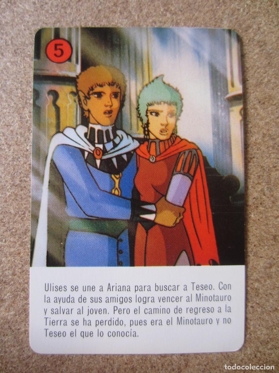 Barajas de cartas: Carta Numero 5 Roja de la Baraja de Cartas Infantil Ulises 31 de Heraclio Fournier