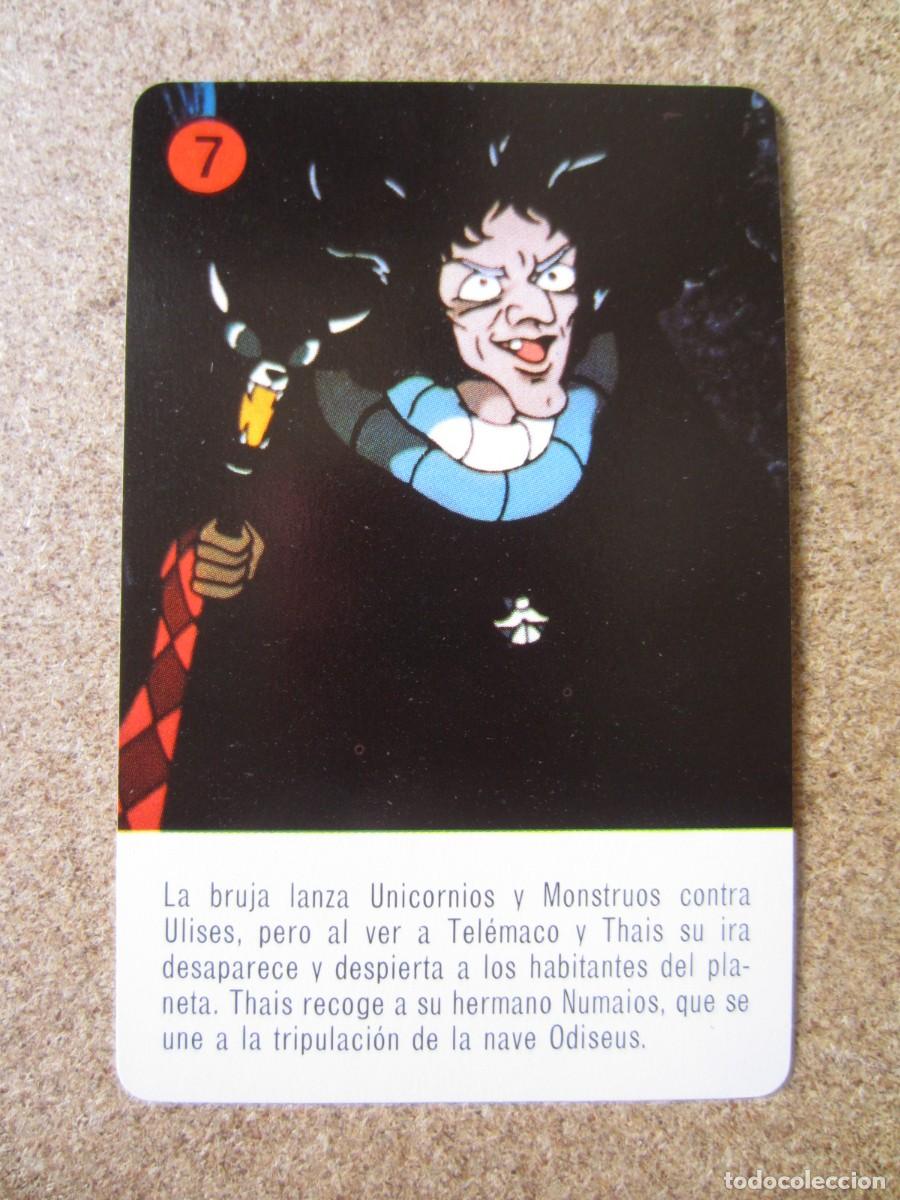 Barajas de cartas: Carta Numero 7 Roja de la Baraja de Cartas Infantil Ulises 31 de Heraclio Fournier
