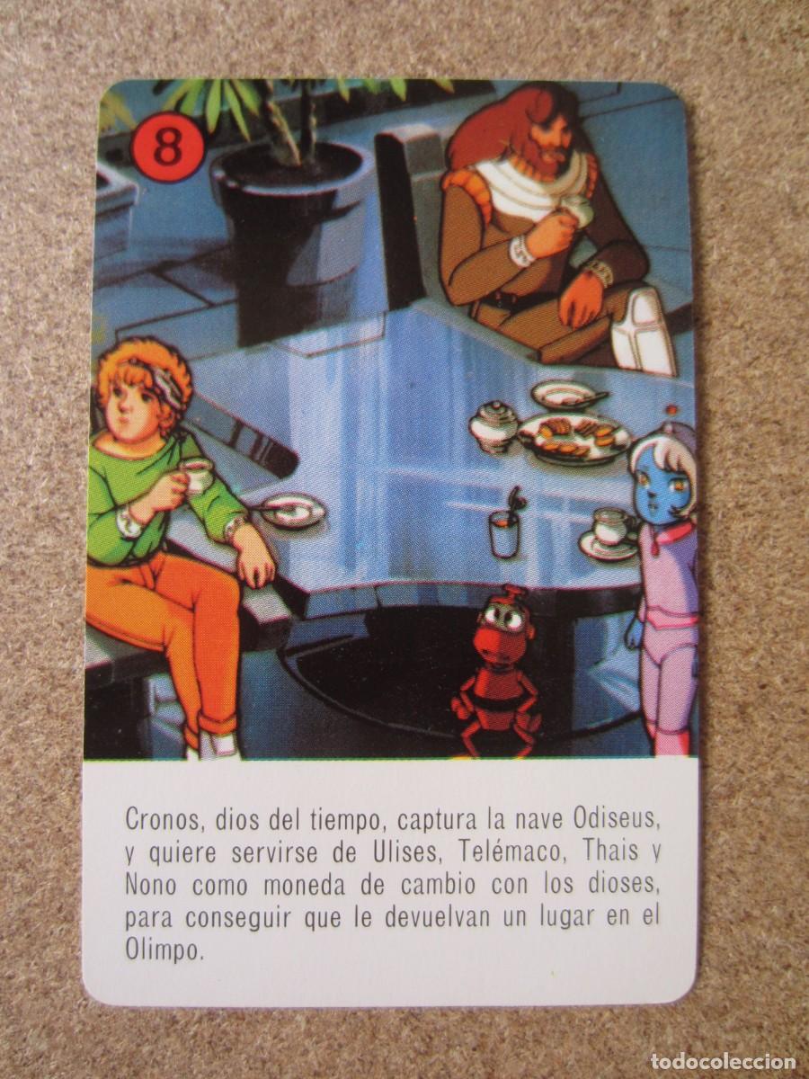 Barajas de cartas: Carta Numero 8 Roja de la Baraja de Cartas Infantil Ulises 31 de Heraclio Fournier