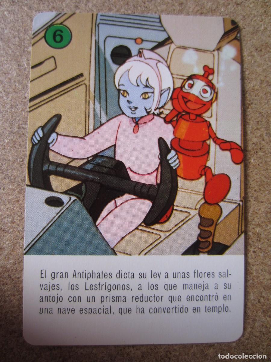 Barajas de cartas: Carta Numero 6 Verde de la Baraja de Cartas Infantil Ulises 31 de Heraclio Fournier