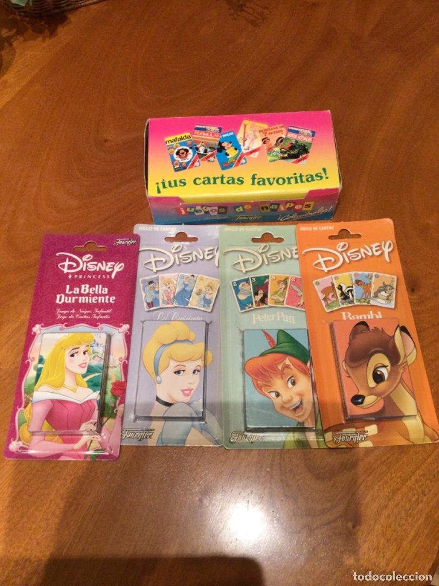 Barajas de cartas: 4 juegos cartas en su blister y una caja de cartas de fournier