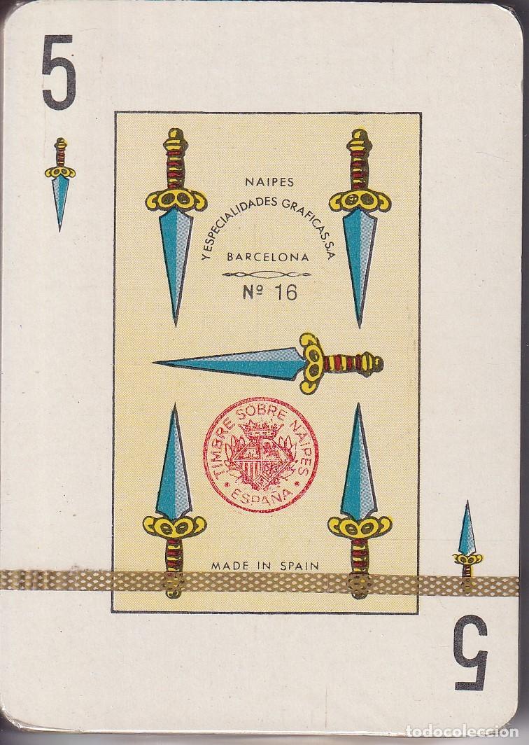 Playing Cards: 646A BARAJA ESPA&Ntilde;OLA DE EL CIERVO N&ordm; 16 DEL A&Ntilde;O 1965 CON 40 NAIPES (NUEVA Y PRECINTADA)