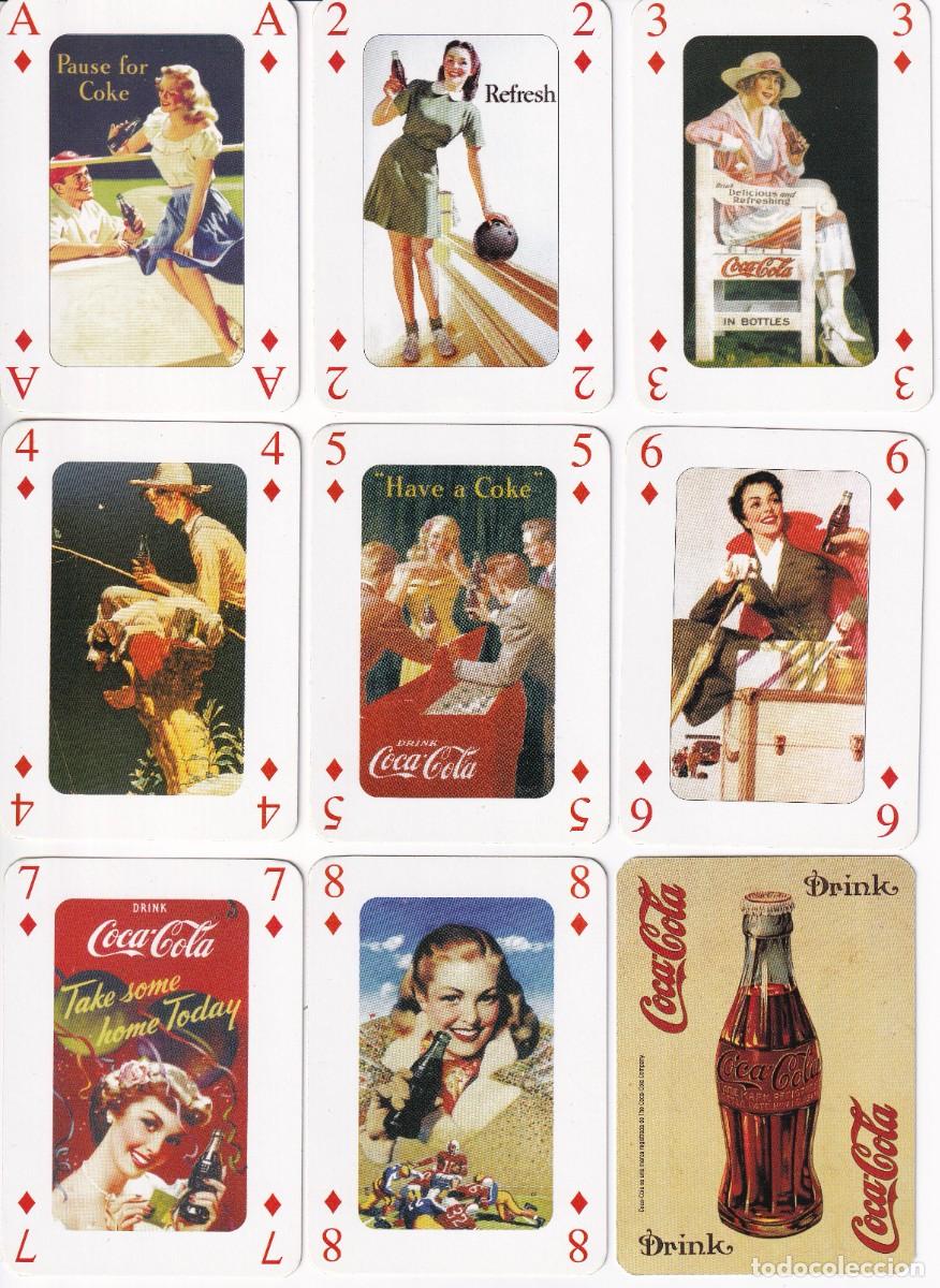 Playing Cards: 1451 BARAJA DE POKER DE COCA-COLA (COKE)
