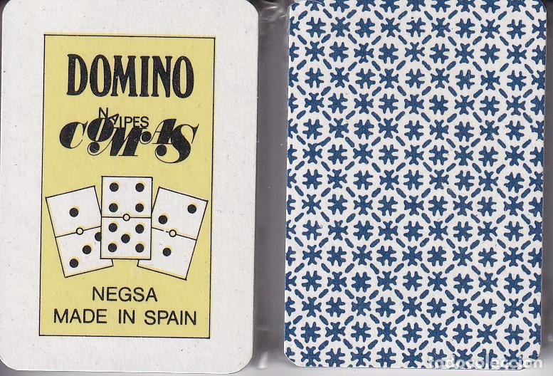 Barajas de cartas: MINI BARAJA DE DOMINO DE NAIPES COMAS (NUEVA Y PRECINTADA)