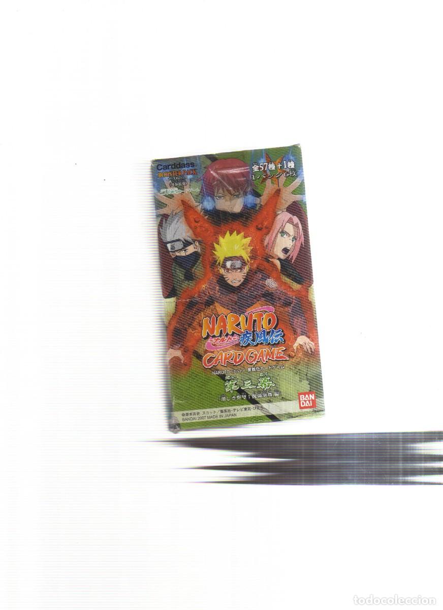 Mazzi di carte: NARUTO CARDGAME CAJA COMPLETA CON 15 SOBRES BANDAI CARDDASS BOOSTER PACK