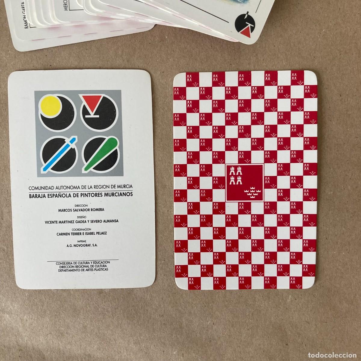 Playing Cards: BARAJA ESPA&Ntilde;OLA PINTORES MURCIANOS NAIPES CARM NOVOGRAF