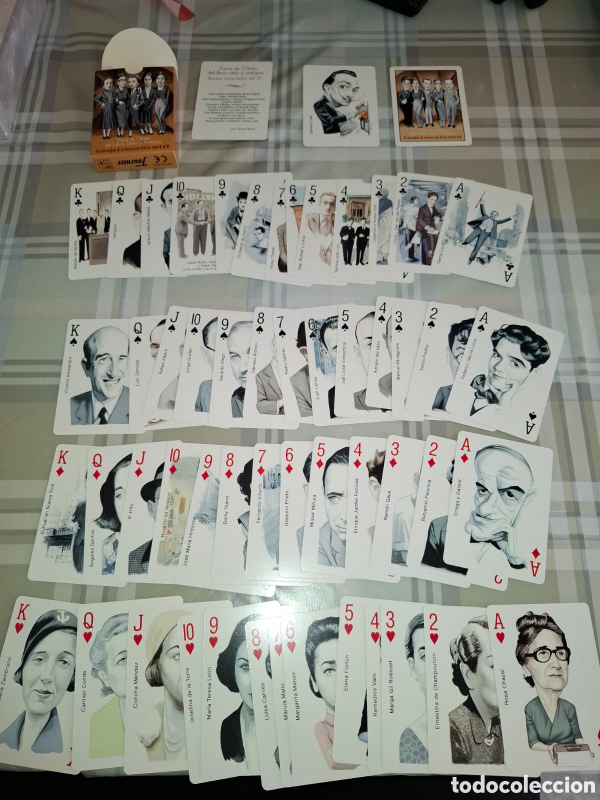 Barajas de cartas: Baraja Fournier Generaci&oacute;n del 27 de la Feria del libro viejo y de ocasi&oacute;n de Madrid