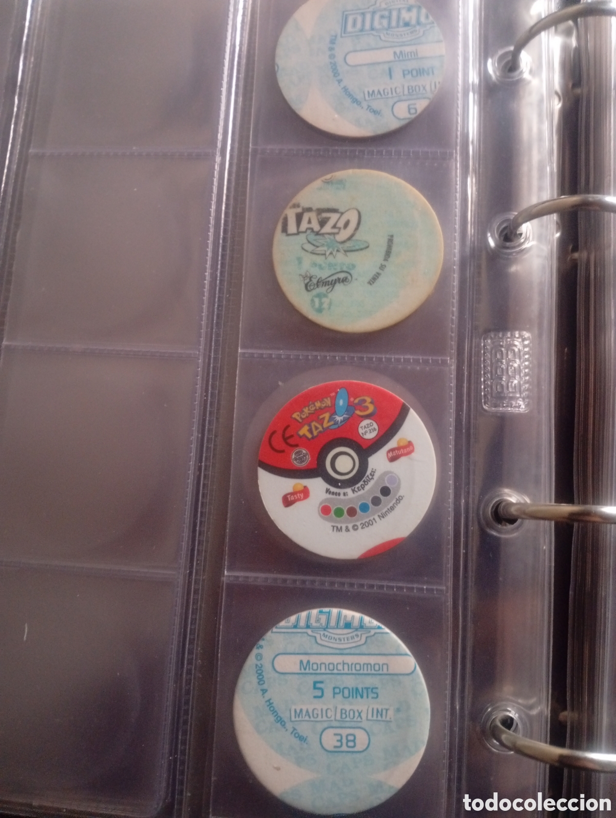 Barajas de cartas: 4 Tazos con error impresora - Foto 2