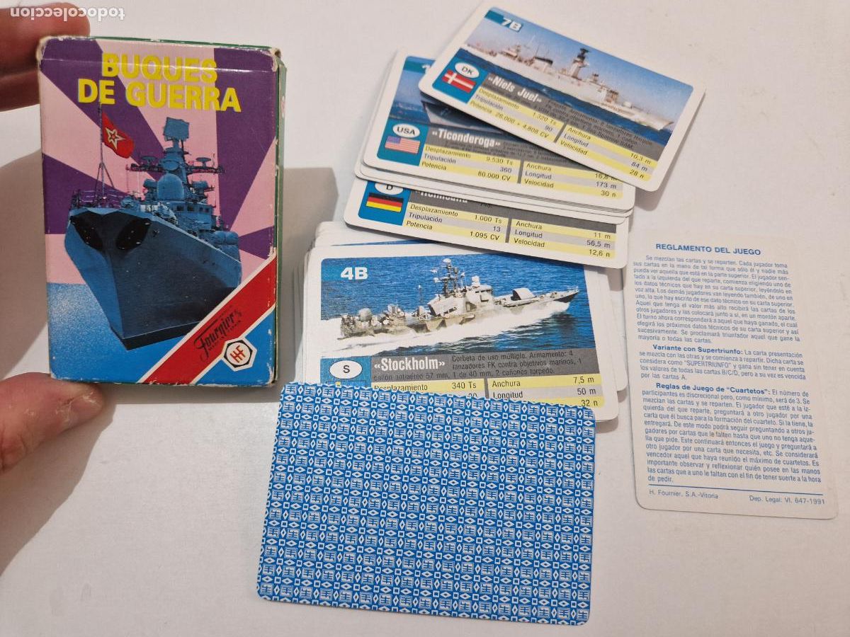 Barajas de cartas: juego heraclio fournier baraja infantil naipes buques de guerra juguete con reglamento