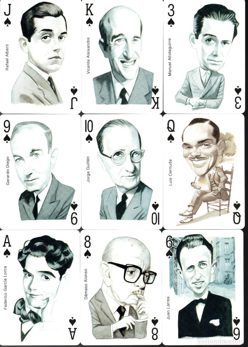 Barajas de cartas: BARAJA ESPECIAL CARICATURAS GENERACION DEL 27-FOURNIER-A&Ntilde;O 2026-NOVEDAD