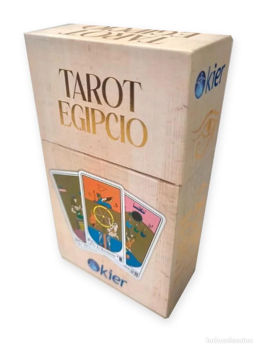 Barajas de cartas: Tarot egipcio Kier &mdash; Edici&oacute;n especial con canto dorado, 78 cartas y libro &mdash; LM