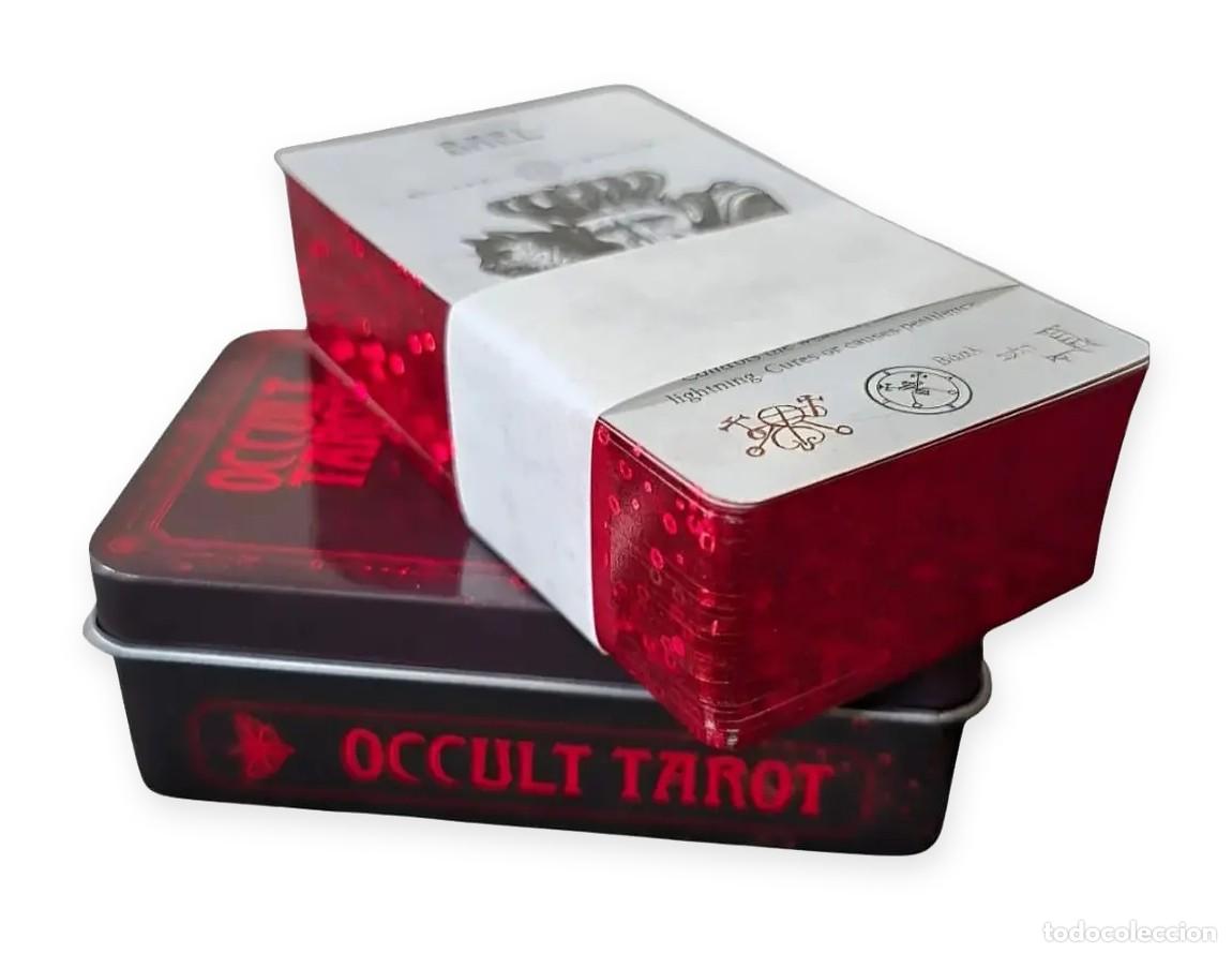 Jeux de cartes: Occult Tarot &mdash; Mazo de 78 cartas en lata roja, edici&oacute;n gen&eacute;rica &mdash; LM