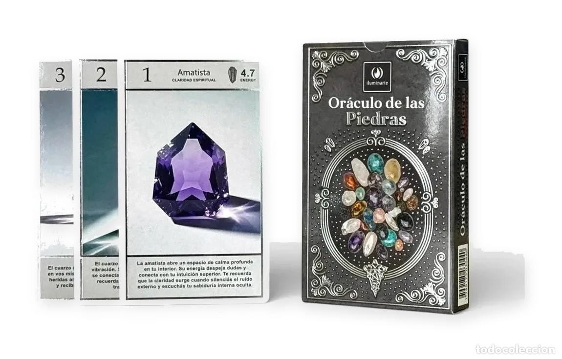 Jeux de cartes: Or&aacute;culo de las Piedras &mdash; Iluminarte &mdash; 20 cartas y gu&iacute;a digital por QR &mdash; LM