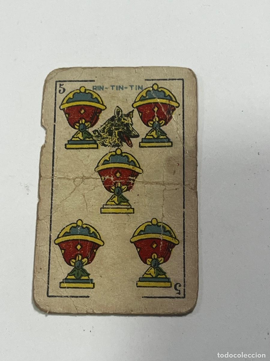 Barajas de cartas: CARTA ESPA&Ntilde;OLA. RIN-TIN-TIN. COMPA&Ntilde;&Iacute;A MANUFACTURA. NACIONAL.