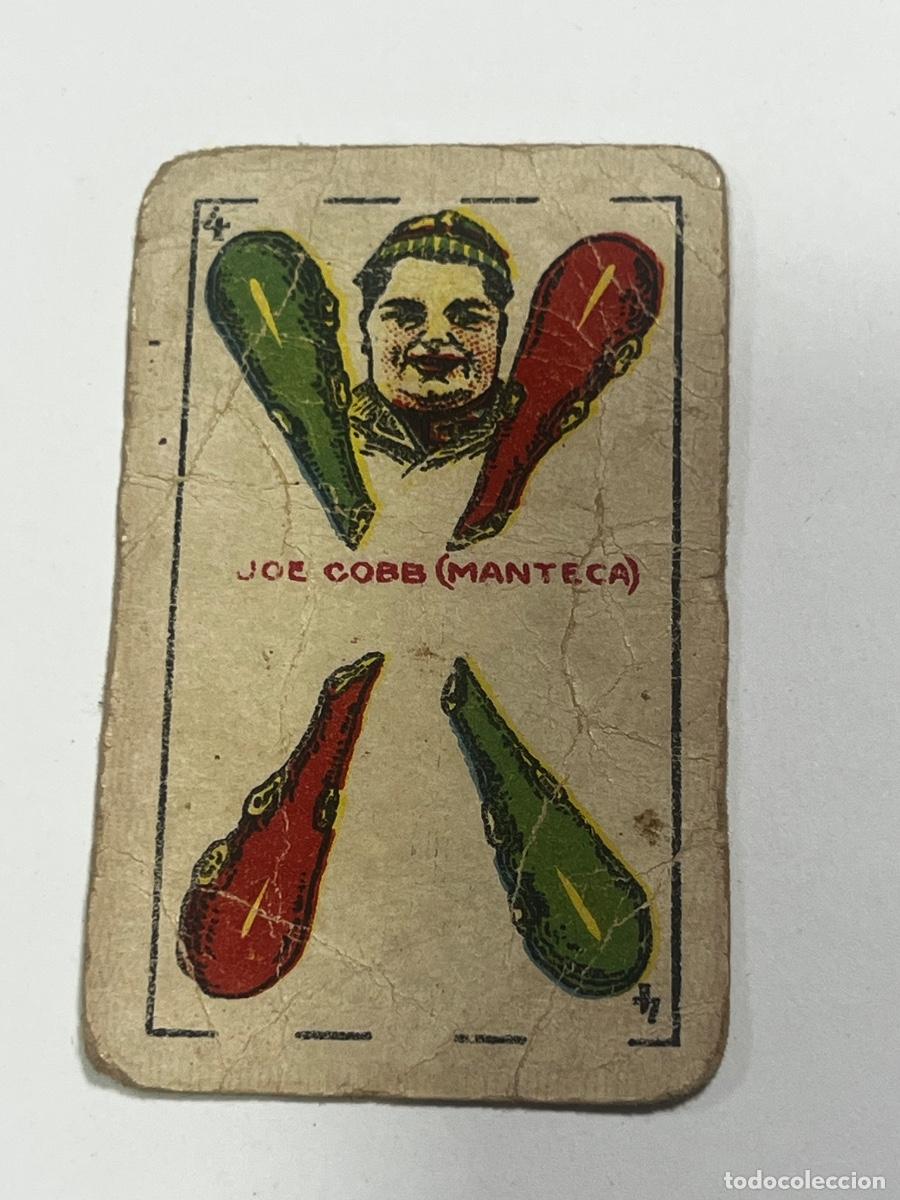 Barajas de cartas: CARTA ESPA&Ntilde;OLA. JOE COBB ( MANTECA ) . COMPA&Ntilde;&Iacute;A MANUFACTURA. NACIONAL.