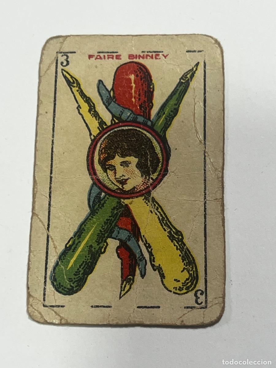 Barajas de cartas: CARTA ESPA&Ntilde;OLA. FAIRE BINNEY . COMPA&Ntilde;&Iacute;A MANUFACTURA. NACIONAL.